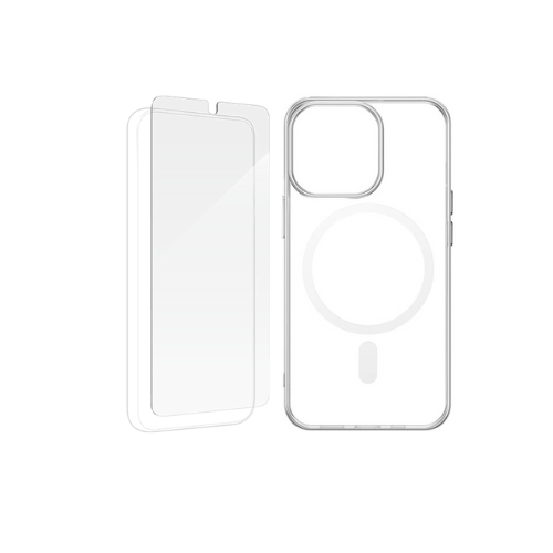 Pack protecteur d'écran Apple iPhone 12 iPhone 12 Pro + étui MagSafe transparent
