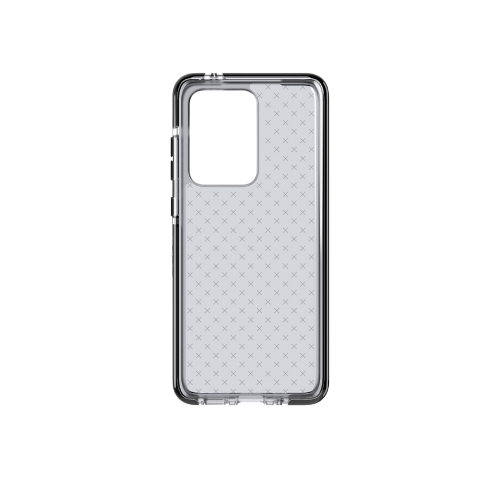 Samsung Galaxy S20 Ultra Tech21 Evo Check Gel Case Smokey Black - Brand New