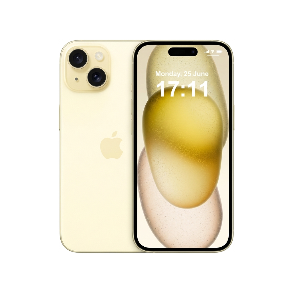 Apple iPhone 15 128GB Yellow - Excellent - Refurbished
