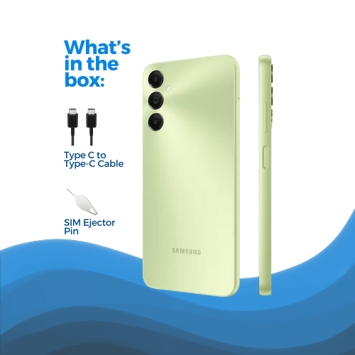 Samsung Galaxy A05s Light Green What's in the box | CellMyPhone