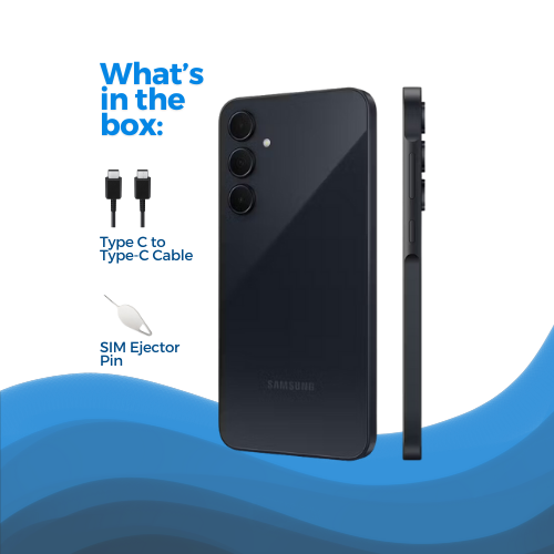 Samsung Galaxy A35 Black - Brand New What's in the box | CellMyPhone