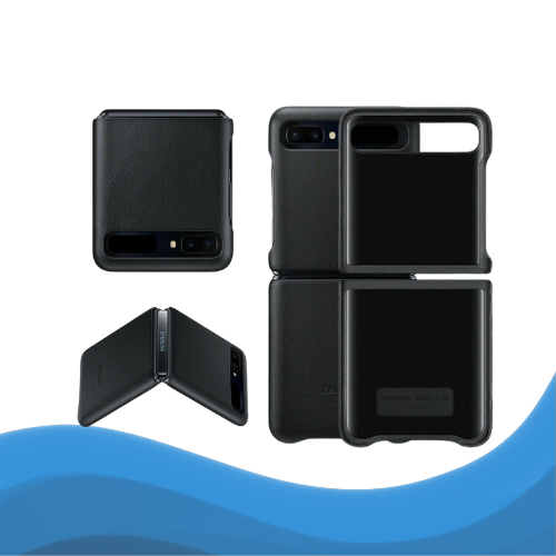 Samsung Galaxy Z Flip Leather Cover Case - Brand New |  CellMyPhone
