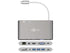 Goobay USB-C? All-in-1 Multiport Adapter  aluminium  silver