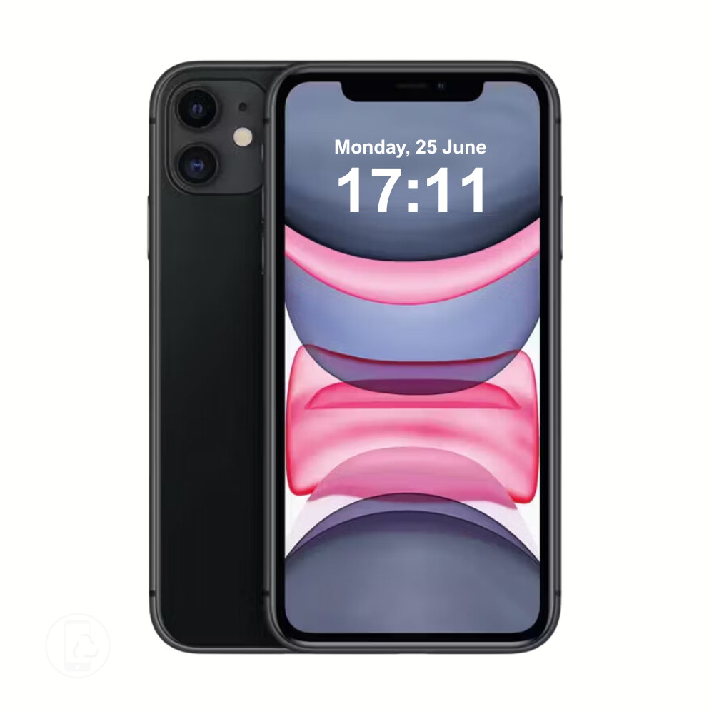Apple iPhone 11 64GB Black - Very Good - New Battery (Refurbished)