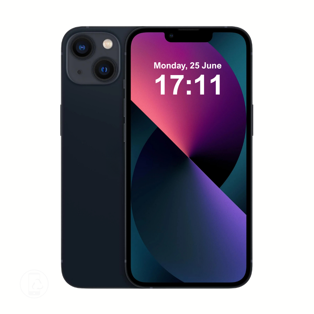 Apple iPhone 13 128GB Midnight front view