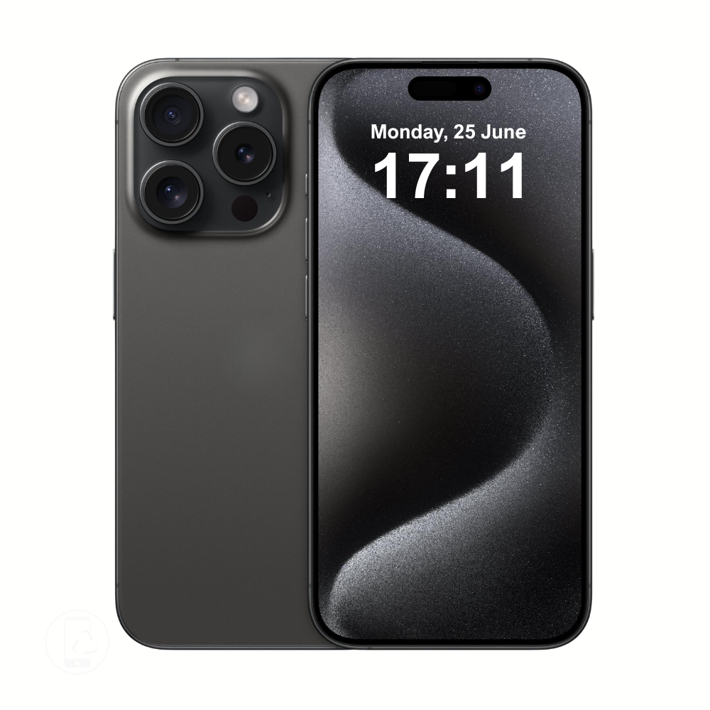 Apple iPhone 15 Pro 128GB Black Titanium - Excellent - Refurbished