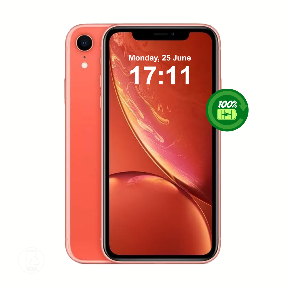 Apple iPhone XR 64GB Coral - Very Good Condition - Refurbished (New Battery)
