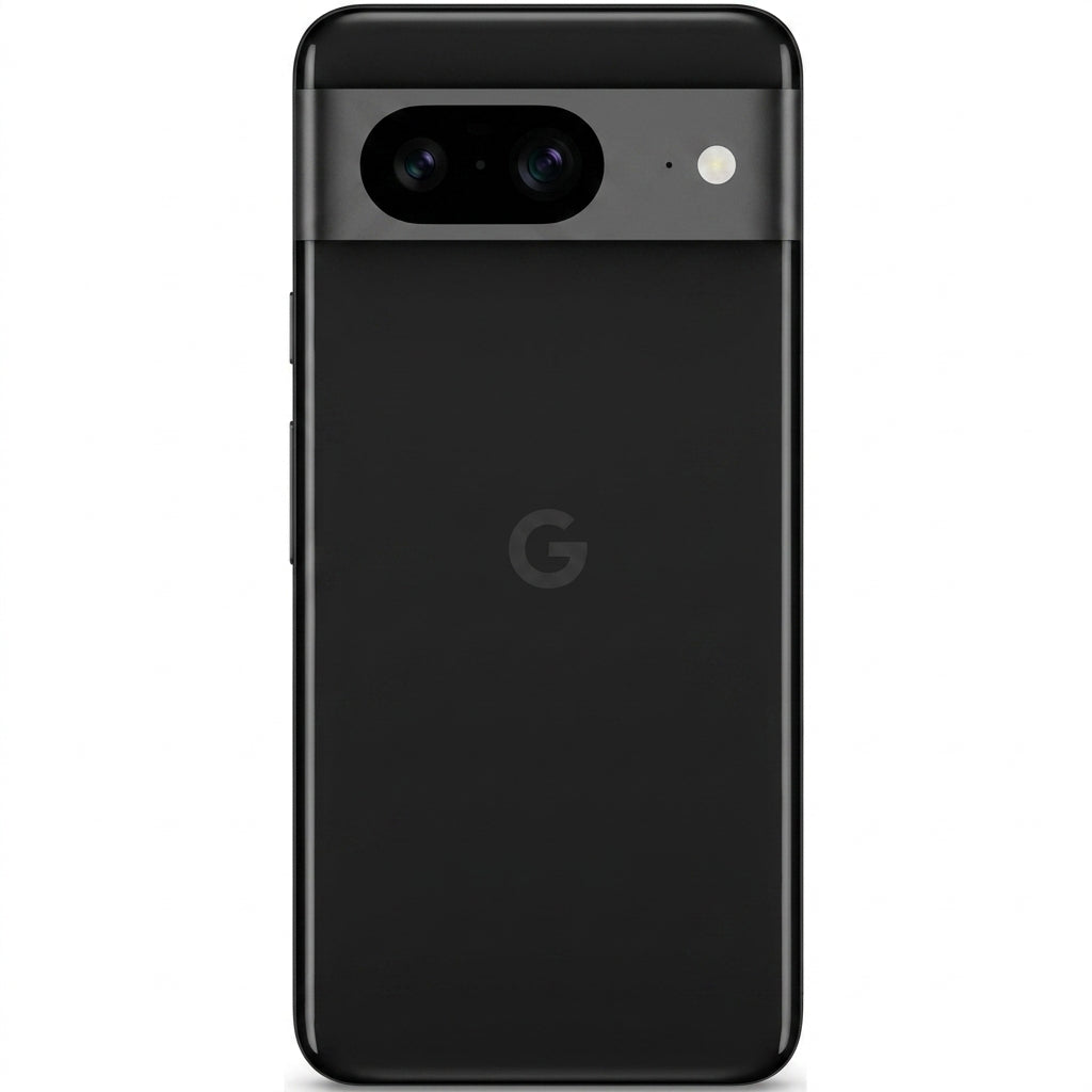 Google Pixel 8 Obsidian angle view
